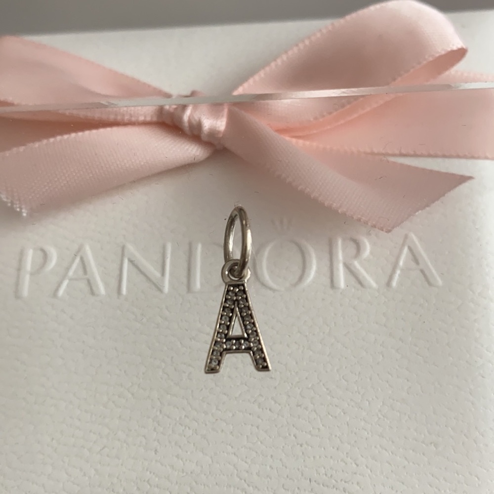 Pandora “A” charm